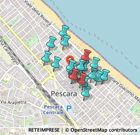Mappa Viale Regina Margherita, 65122 Pescara PE, Italia (0.306)
