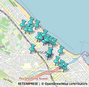 Mappa Via Goito, 65122 Pescara PE, Italia (0.71)
