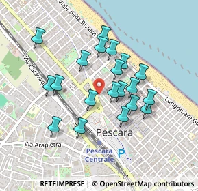 Mappa Piazza dei Martiri Pennesi, 65123 Pescara PE, Italia (0.4065)