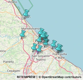 Mappa Piazza dei Martiri Pennesi, 65123 Pescara PE, Italia (4.70615)
