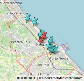 Mappa Piazza dei Martiri Pennesi, 65123 Pescara PE, Italia (1.01)