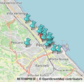 Mappa Piazza dei Martiri Pennesi, 65123 Pescara PE, Italia (1.06385)