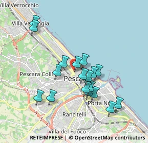 Mappa Piazza dei Martiri Pennesi, 65123 Pescara PE, Italia (1.72444)