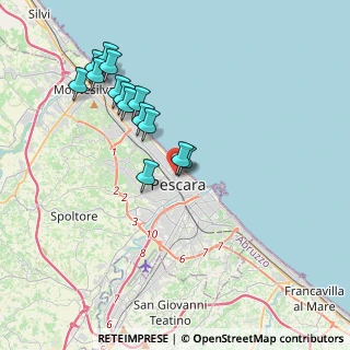 Mappa Via Cesare Battisti, 65123 Pescara PE, Italia (3.91071)