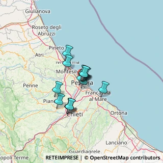 Mappa Via Romani Fedele, 65123 Pescara PE, Italia (8.26429)