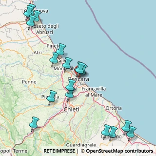 Mappa Via Romani Fedele, 65123 Pescara PE, Italia (20.98333)