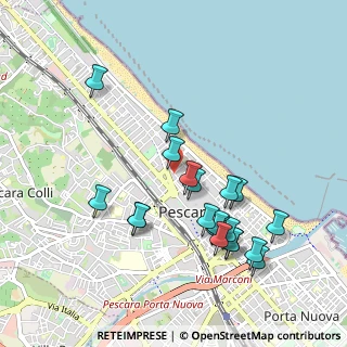 Mappa Via Romani Fedele, 65123 Pescara PE, Italia (1.024)