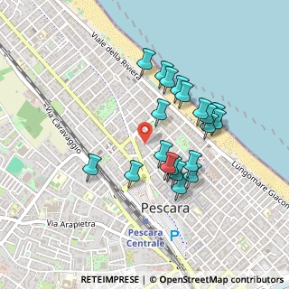 Mappa Via Cesare Battisti, 65123 Pescara PE, Italia (0.4175)