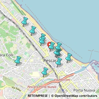 Mappa Via Edmondo de Amicis, 65123 Pescara PE, Italia (0.82083)