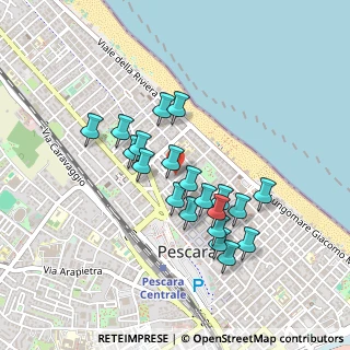 Mappa Via Edmondo de Amicis, 65123 Pescara PE, Italia (0.407)