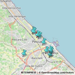 Mappa Via C. Battisti, 65123 Pescara PE, Italia (1.69091)