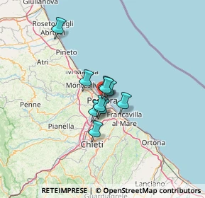 Mappa Via Edmondo de Amicis, 65100 Pescara PE, Italia (13.91545)