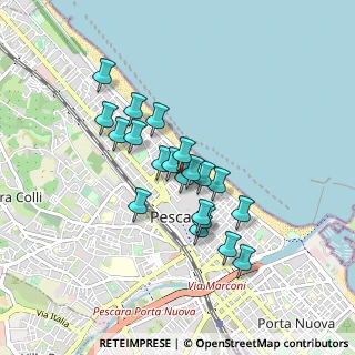 Mappa Viale Edmondo De Amicis, 65123 Pescara PE, Italia (0.7245)
