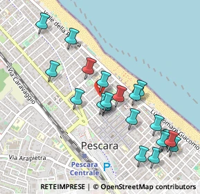 Mappa Via Edmondo de Amicis, 65100 Pescara PE, Italia (0.5195)