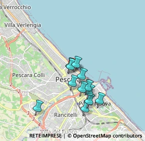 Mappa Viale Regina Elena, 65100 Pescara PE, Italia (1.53667)