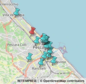 Mappa Viale Regina Elena, 65100 Pescara PE, Italia (1.33353)