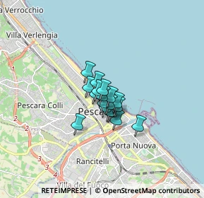 Mappa Viale Regina Elena, 65100 Pescara PE, Italia (0.80611)