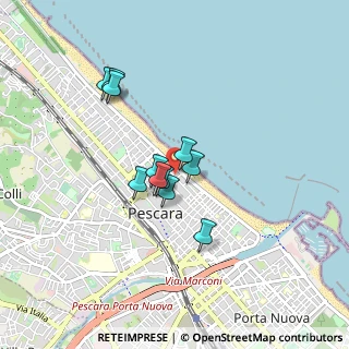 Mappa Viale Regina Elena, 65100 Pescara PE, Italia (0.67273)