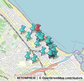 Mappa Viale Regina Elena, 65100 Pescara PE, Italia (0.696)