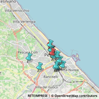 Mappa Via Silvio Pellico, 65123 Pescara PE, Italia (1.37929)
