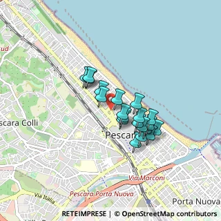 Mappa Via Silvio Pellico, 65123 Pescara PE, Italia (0.6595)