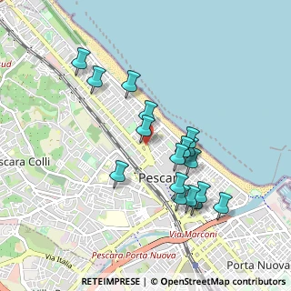Mappa Via Silvio Pellico, 65123 Pescara PE, Italia (0.91059)