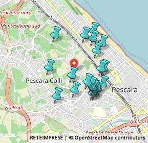 Mappa Via Canonico, 65125 Pescara PE, Italia (0.812)