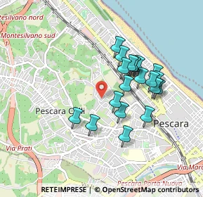 Mappa Via Canonico, 65125 Pescara PE, Italia (0.7965)