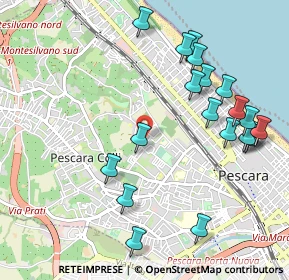 Mappa Via Canonico, 65125 Pescara PE, Italia (1.203)