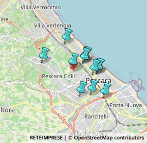 Mappa Via Canonico, 65125 Pescara PE, Italia (1.215)