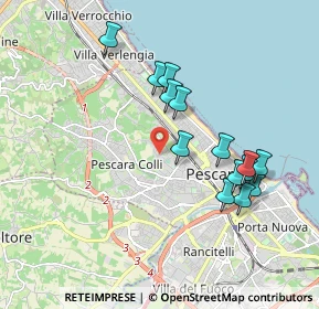Mappa Via Canonico, 65125 Pescara PE, Italia (1.88286)