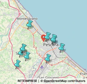 Mappa Via Canonico, 65125 Pescara PE, Italia (3.84636)