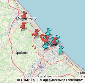 Mappa Via Canonico, 65125 Pescara PE, Italia (2.375)