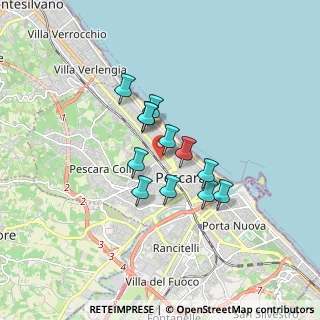 Mappa Via Leonardo Da Vinci, 65124 Pescara PE, Italia (1.22667)