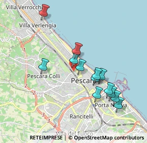Mappa Via Leonardo Da Vinci, 65124 Pescara PE, Italia (1.83538)