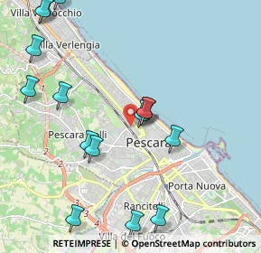 Mappa Via Leonardo Da Vinci, 65124 Pescara PE, Italia (2.58933)