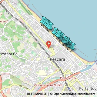 Mappa Via Delfino Spiga Celestino, 65124 Pescara PE, Italia (0.796)