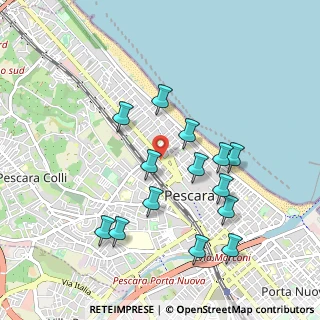 Mappa Via Delfino Spiga Celestino, 65124 Pescara PE, Italia (0.98571)