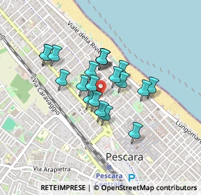 Mappa Via Pellico Silvio, 65123 Pescara PE, Italia (0.3315)