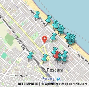 Mappa Via Pellico Silvio, 65123 Pescara PE, Italia (0.474)