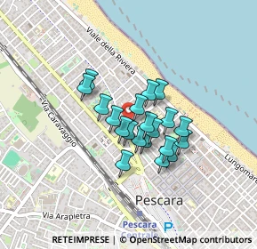Mappa Via Pellico Silvio, 65123 Pescara PE, Italia (0.2975)