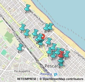 Mappa Via Pellico Silvio, 65123 Pescara PE, Italia (0.4425)