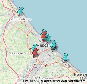 Mappa Via Pellico Silvio, 65123 Pescara PE, Italia (2.54917)