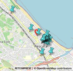 Mappa Via Pellico Silvio, 65123 Pescara PE, Italia (0.71158)