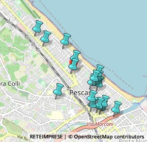 Mappa Via Pellico Silvio, 65123 Pescara PE, Italia (0.94765)