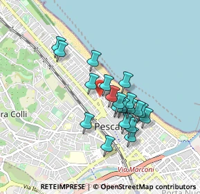 Mappa Via Pellico Silvio, 65123 Pescara PE, Italia (0.7435)