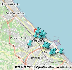 Mappa Via Pellico Silvio, 65123 Pescara PE, Italia (1.6825)