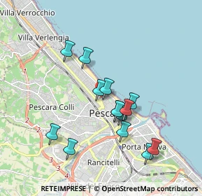 Mappa Via Pellico Silvio, 65123 Pescara PE, Italia (1.72357)