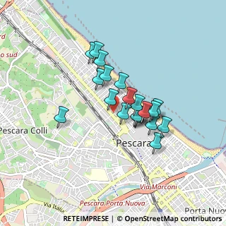 Mappa Via Caduti sul Lavoro, 65123 Pescara PE, Italia (0.678)