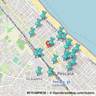 Mappa Via Caduti sul Lavoro, 65123 Pescara PE, Italia (0.491)